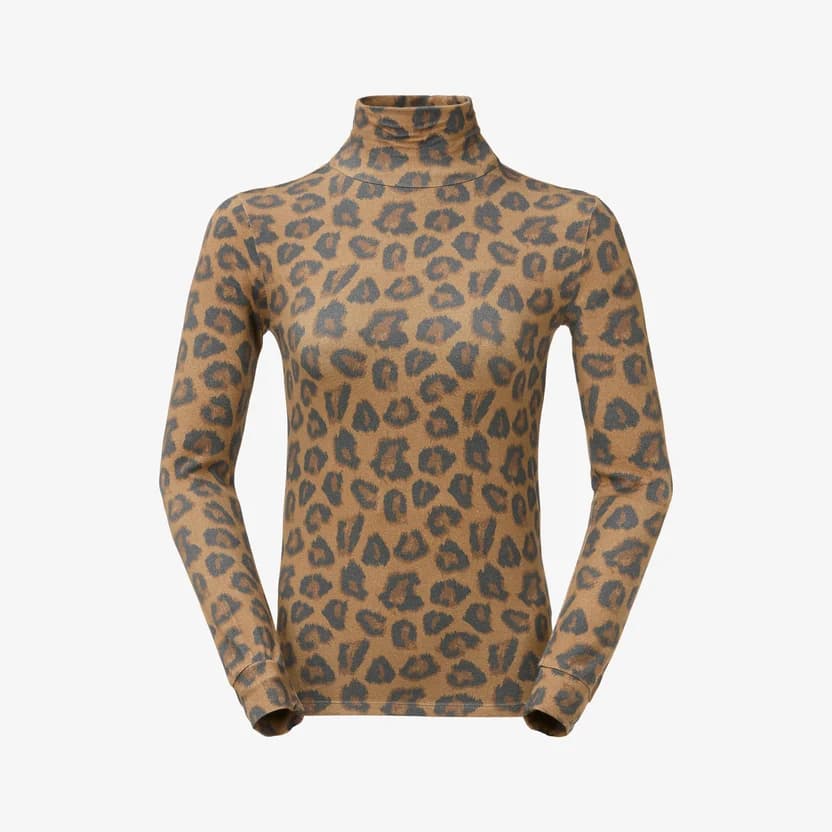 SKIMY PRINTED COL TEE